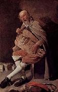 Georges de La Tour, Hurdy gurdy player